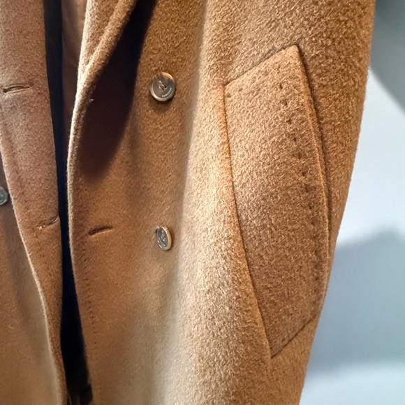 Aritzia Camel Wool Slouch Coat - Picture 4 of 5